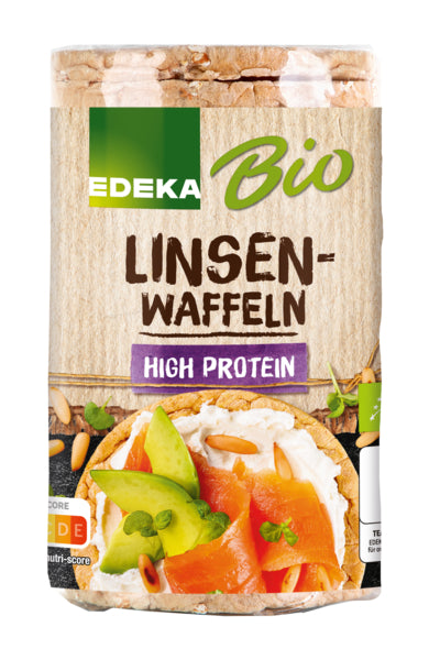 Bio EDEKA Linsenwaffeln 90g foodpipe [Lebensmittel-Lieferservice Rostock]