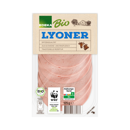 Bio EDEKA Lyoner 125g foodpipe [Lebensmittel-Lieferservice Rostock]
