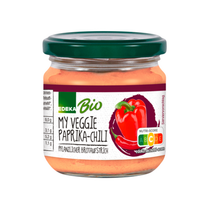 Bio EDEKA My Veggie Vegane Streichcreme Paprika Chili 180g foodpipe [Lebensmittel-Lieferservice Rostock]
