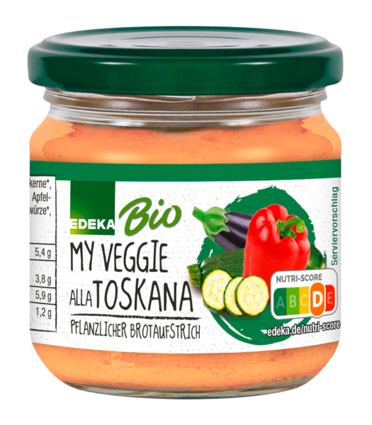 Bio EDEKA My Veggie Vegane Streichcreme Toskana 180g foodpipe [Lebensmittel-Lieferservice Rostock]