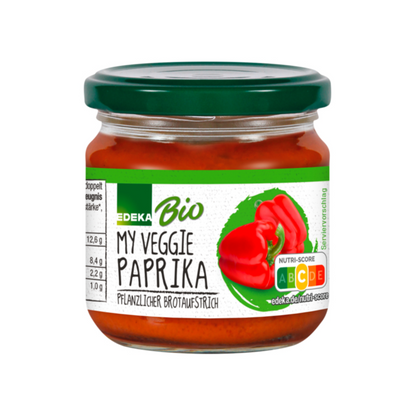 Bio EDEKA My Veggie Veganer Brotaufstrich Paprika 180g foodpipe [Lebensmittel-Lieferservice Rostock]