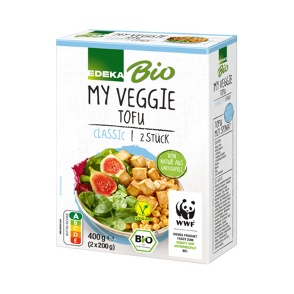 Bio EDEKA My Veggie Veganer Tofu classic 2x200g foodpipe [Lebensmittel-Lieferservice Rostock]