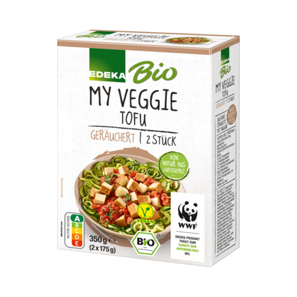 Bio EDEKA My Veggie Veganer Tofu geräuchert 2x175g foodpipe [Lebensmittel-Lieferservice Rostock]