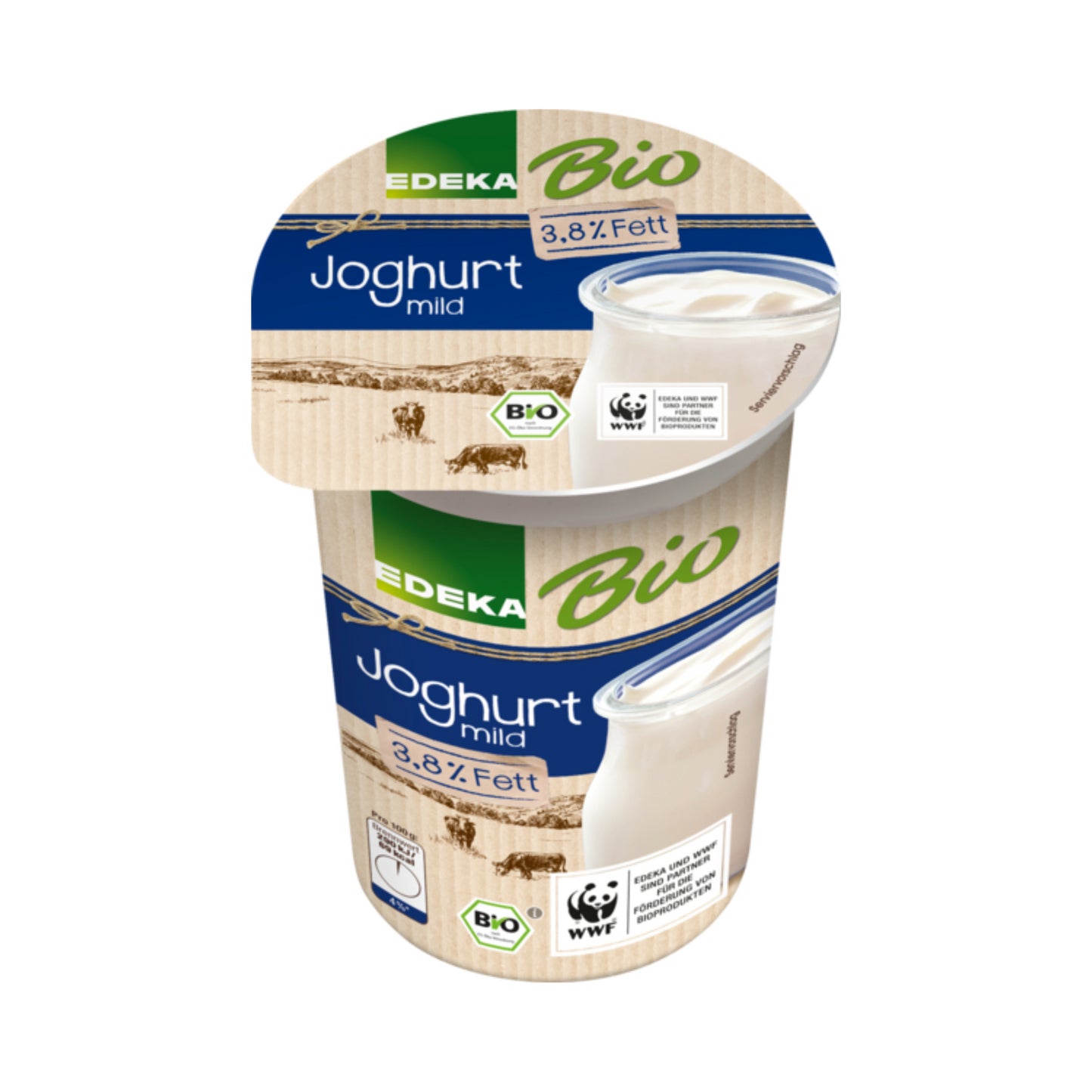 Bio EDEKA Naturjoghurt 3,8% 500g foodpipe [Lebensmittel-Lieferservice Rostock]