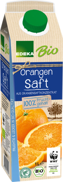 Bio EDEKA Orangensaft 1l foodpipe [Lebensmittel-Lieferservice Rostock]