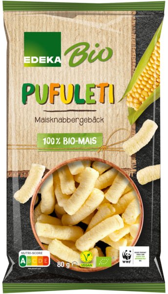 Bio EDEKA Pufuleti 80g foodpipe [Lebensmittel-Lieferservice Rostock]