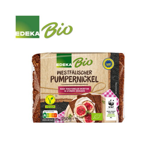 Bio EDEKA Pumpernickel 250g foodpipe [Lebensmittel-Lieferservice Rostock]