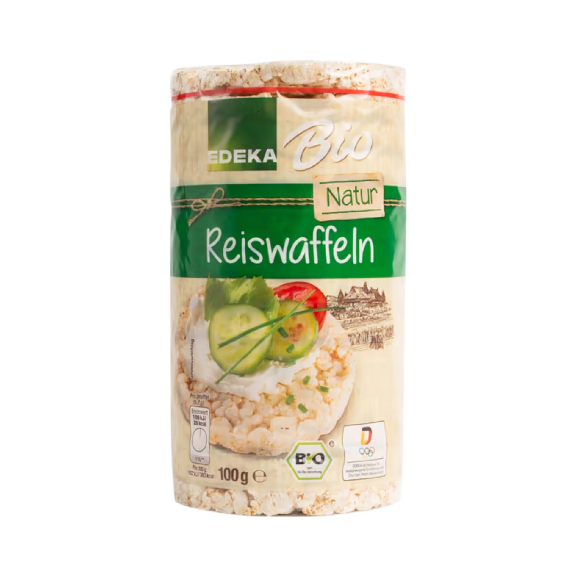 Bio EDEKA Reiswaffeln natur ungesalzen 100g foodpipe [Lebensmittel-Lieferservice Rostock]