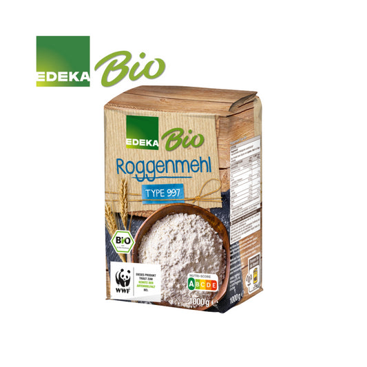 Bio EDEKA Roggenmehl Type 997 1kg foodpipe [Lebensmittel-Lieferservice Rostock]