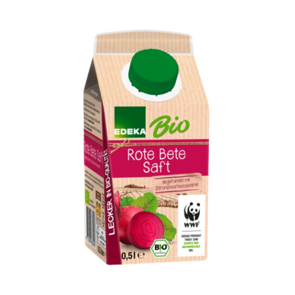 Bio EDEKA Rote Bete-Saft 0,5l foodpipe [Lebensmittel-Lieferservice Rostock]