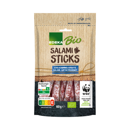 Bio EDEKA Salami Sticks classic 60g foodpipe [Lebensmittel-Lieferservice Rostock]