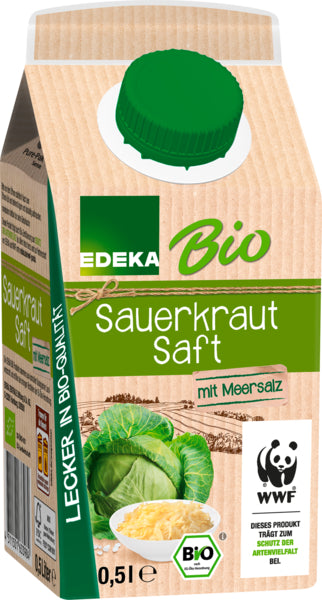 Bio EDEKA Sauerkrautsaft 0,5l foodpipe [Lebensmittel-Lieferservice Rostock]