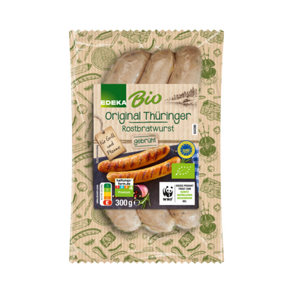 Bio EDEKA Thüringer Rostbratwurst 300g foodpipe [Lebensmittel-Lieferservice Rostock]