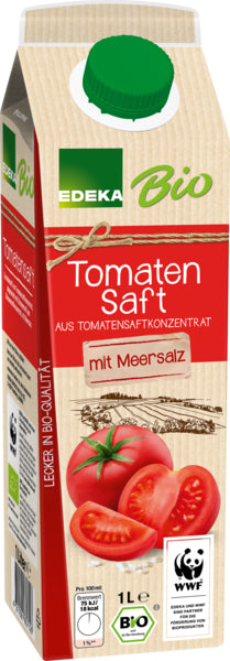 Bio EDEKA Tomatensaft 1l foodpipe [Lebensmittel-Lieferservice Rostock]