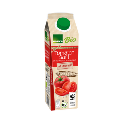 Bio EDEKA Tomatensaft 1l foodpipe [Lebensmittel-Lieferservice Rostock]