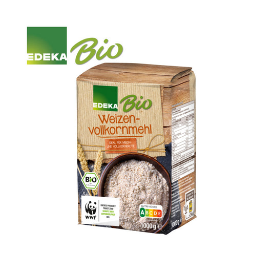 Bio EDEKA Weizenvollkornmehl 1kg foodpipe [Lebensmittel-Lieferservice Rostock]