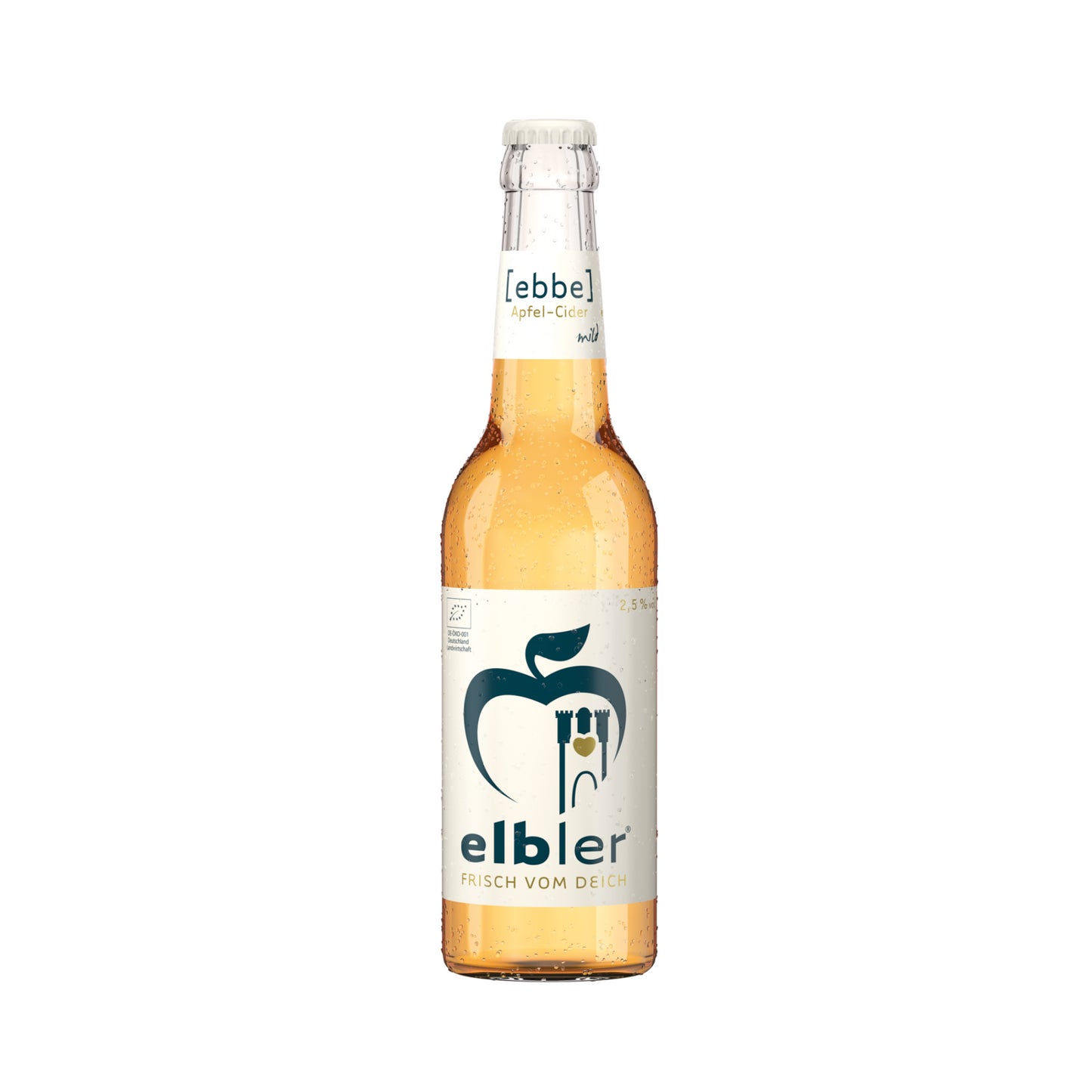 Bio Elbler Ebbe Apfel-Cider 0,33l MW foodpipe [Lebensmittel-Lieferservice Rostock]