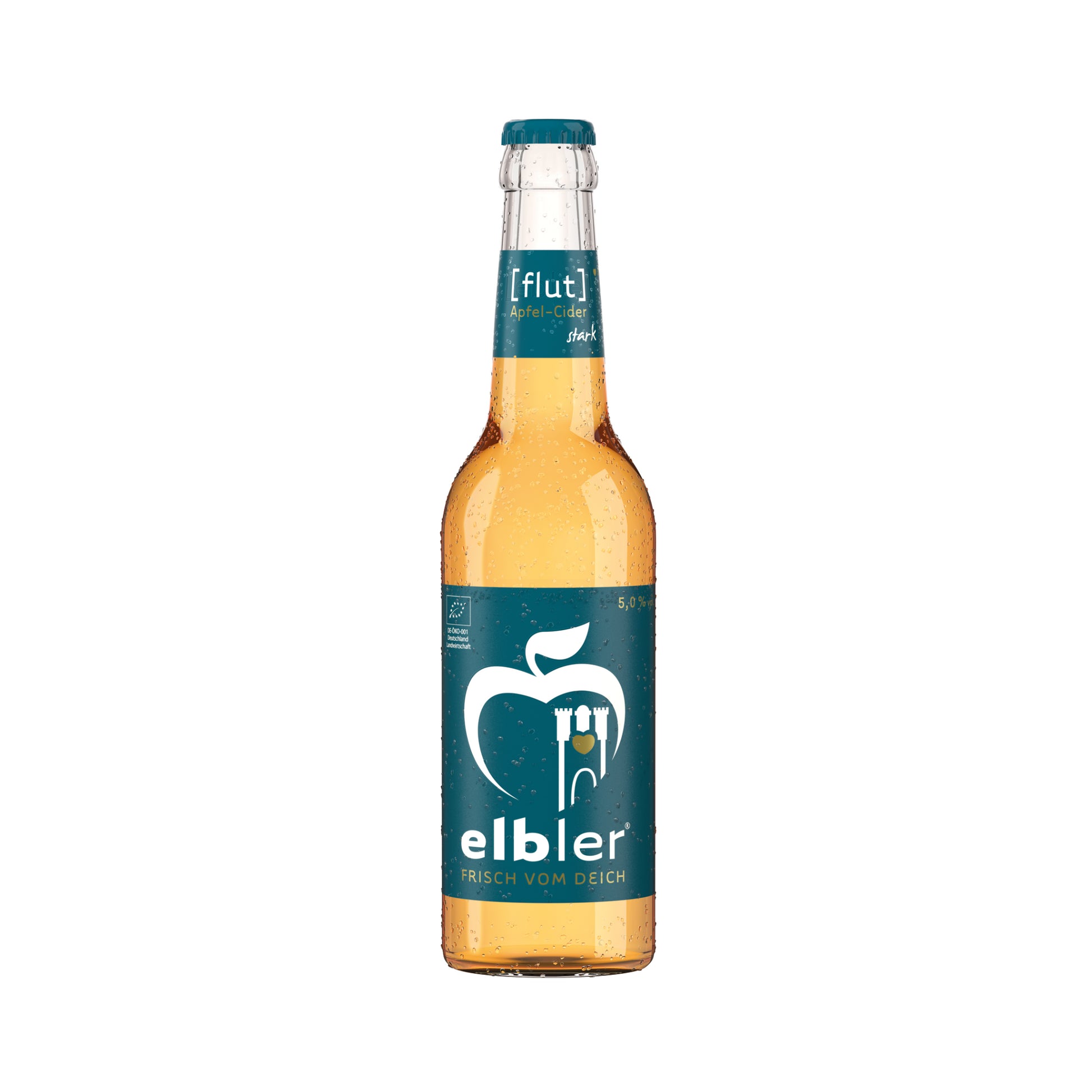 Bio Elbler Flut Apfel-Cider 0,33l MW foodpipe [Lebensmittel-Lieferservice Rostock]