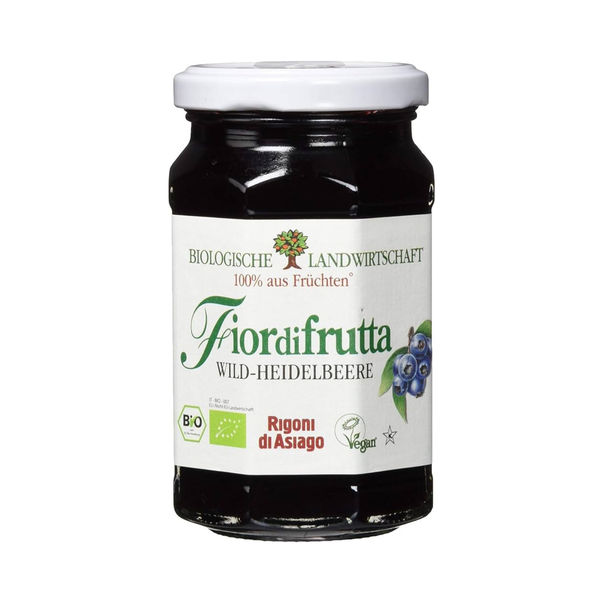 Bio Fiordifrutta Heidelbeer-Aufstrich 250g foodpipe [Lebensmittel-Lieferservice Rostock]