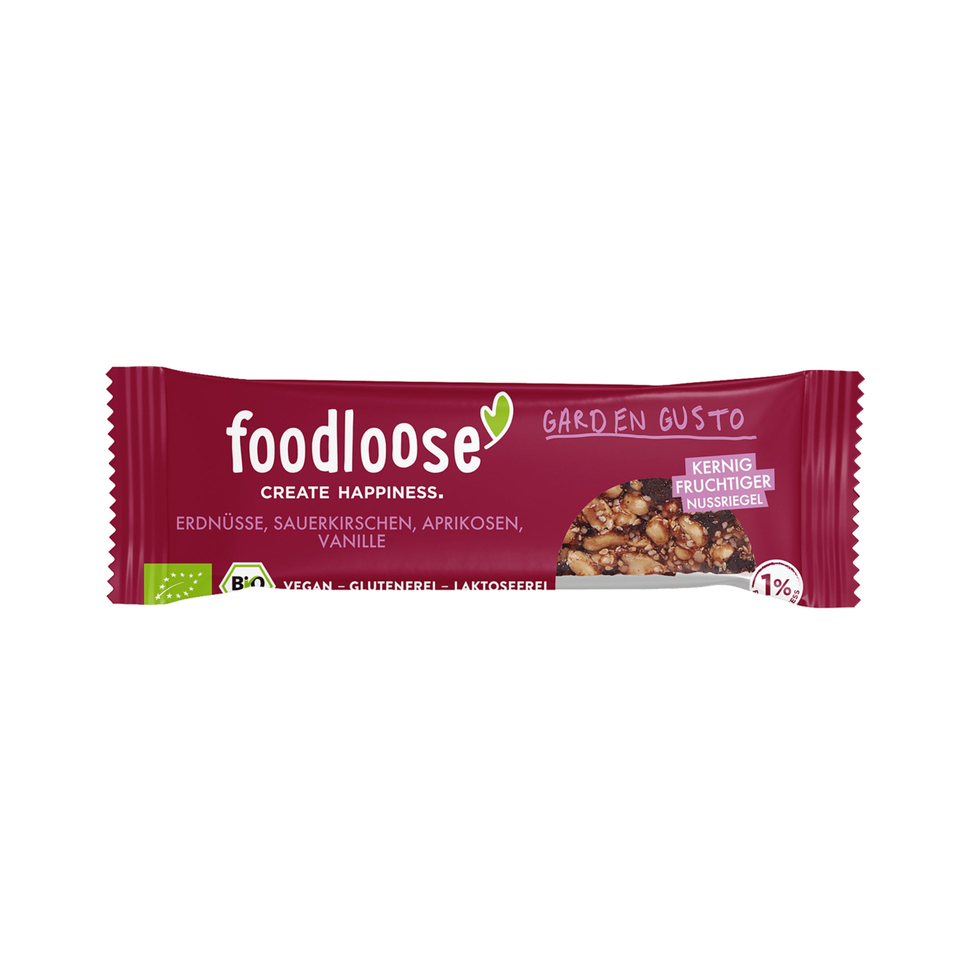 Bio Foodloose Nussriegel Garden Gusto 35g foodpipe Rostock [Lebensmittel-Lieferservice Rostock]