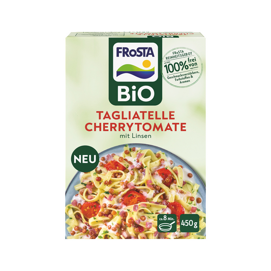 Bio Frosta Tagliatelle Cherrytomate 450g foodpipe [Lebensmittel-Lieferservice Rostock]