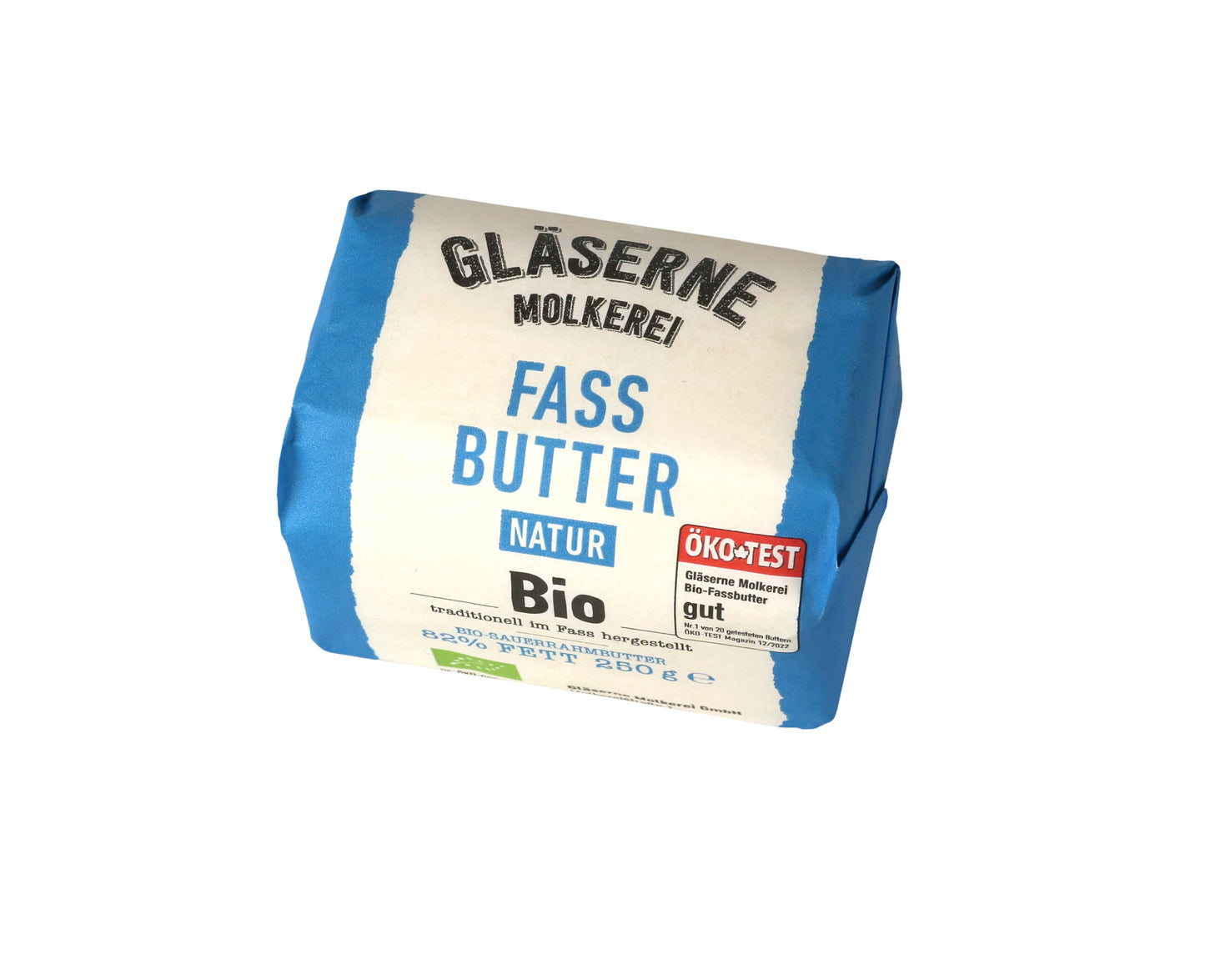 Bio Gläserne Molkerei Fassbutter 250g foodpipe [Lebensmittel-Lieferservice Rostock]