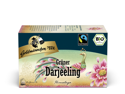 Bio Goldmännchen Grüner Darjeeling 20ST 36g foodpipe [Lebensmittel-Lieferservice Rostock]