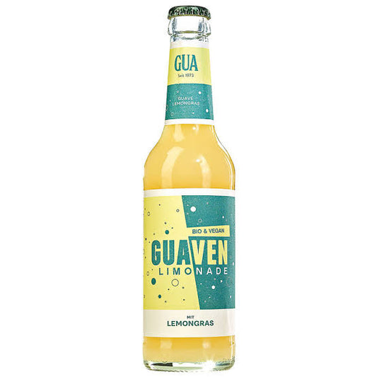 Bio Gua Guaven-Fruchtlimonade mit Lemongras 0,33l MW foodpipe [Lebensmittel-Lieferservice Rostock]