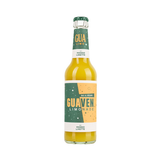 Bio Gua Guaven-Fruchtlimonade mit Mango und Limette 0,33l MW foodpipe [Lebensmittel-Lieferservice Rostock]