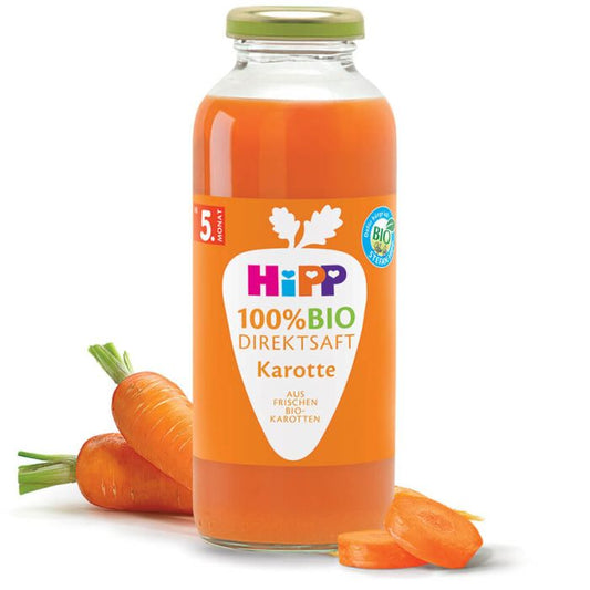 Bio Hipp Direktsaft Karotte ab dem 5.Monat 0,33l foodpipe [Lebensmittel-Lieferservice Rostock]