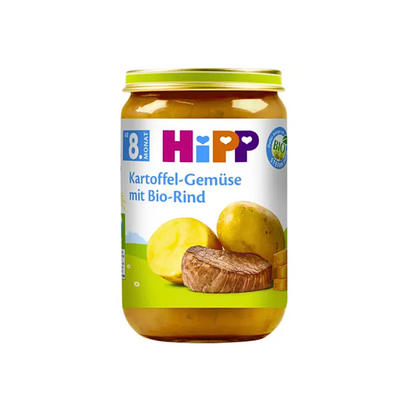Bio Hipp Menü Kartoffelgemüse mit Rind ab 8. Monat 220g foodpipe [Lebensmittel-Lieferservice Rostock]