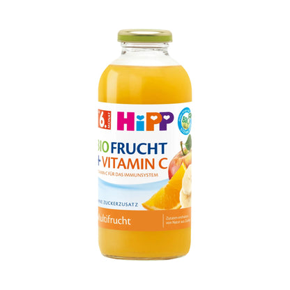 Bio Hipp Multifrucht mit Vitamin C ab 6.Monat 0,5l foodpipe [Lebensmittel-Lieferservice Rostock]