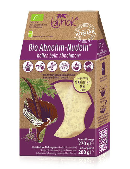 Bio Kajnok Abnehm-Nudeln 270g foodpipe [Lebensmittel-Lieferservice Rostock]