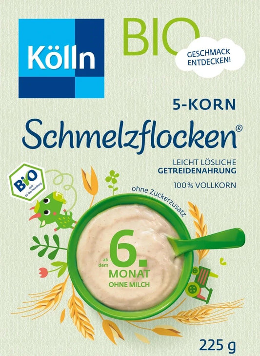 Bio Kölln Schmelzflocken 5-Korn 225g foodpipe [Lebensmittel-Lieferservice Rostock]