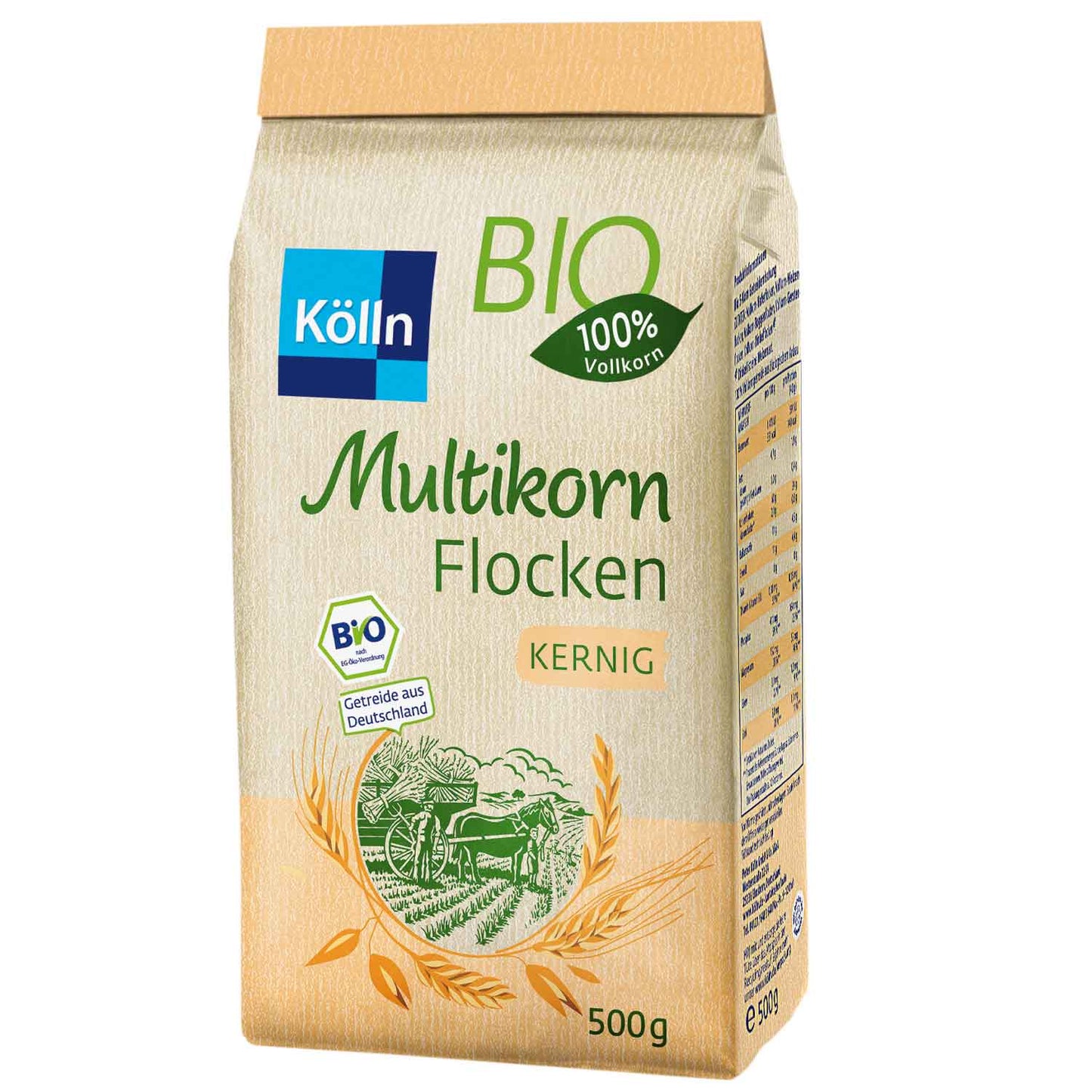 Bio Kölln kernige Multikorn Flocken 500g foodpipe Rostock [Lebensmittel-Lieferservice Rostock]