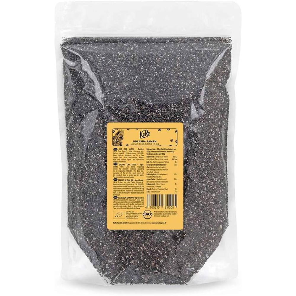 Bio Koro Chia Samen 1kg foodpipe [Lebensmittel-Lieferservice Rostock]