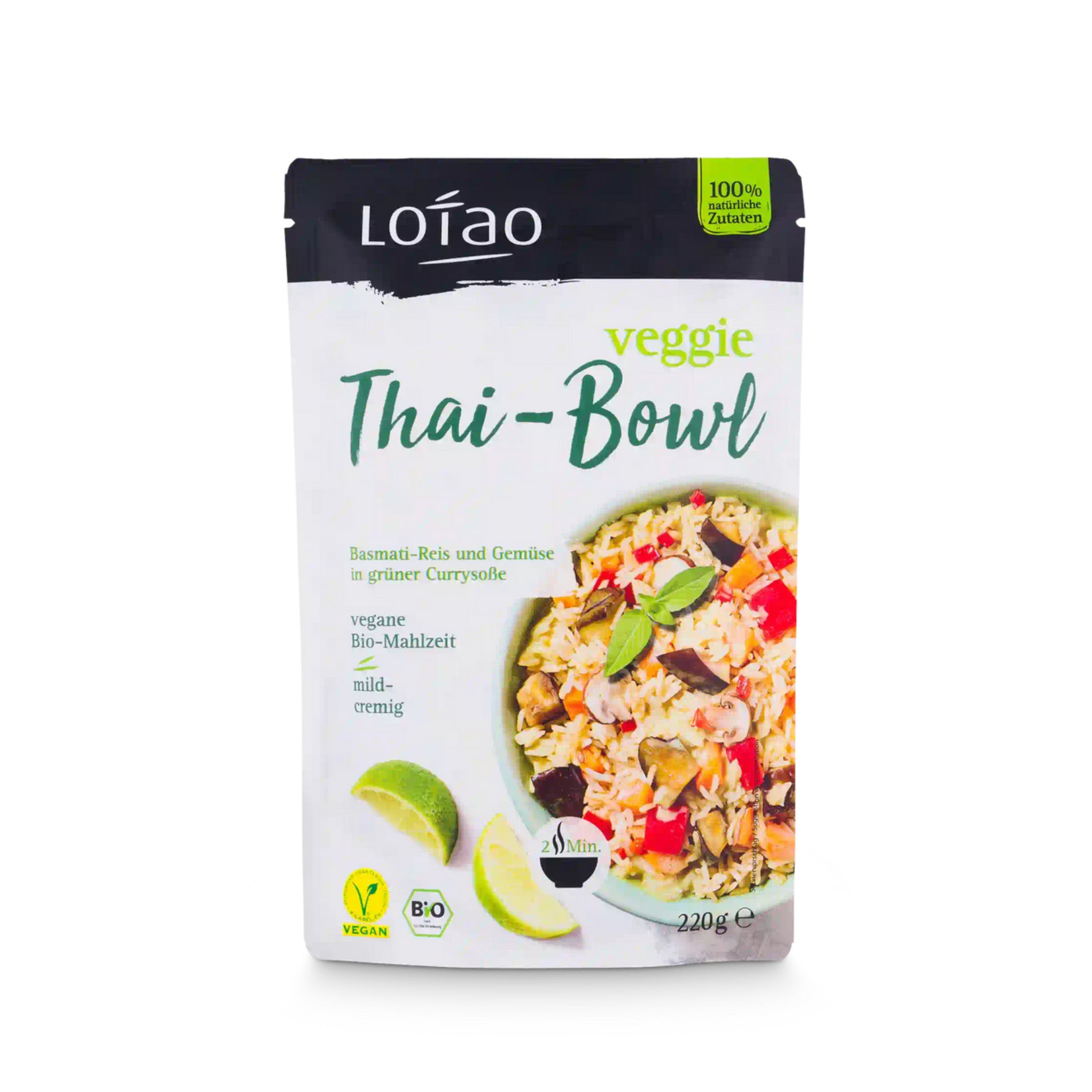 Bio Lotao Veggie Thai Bowl 220g foodpipe [Lebensmittel-Lieferservice Rostock]