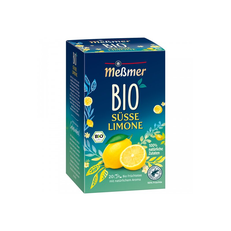 Bio Meßmer Süße Limone 20ST 40g foodpipe [Lebensmittel-Lieferservice Rostock]