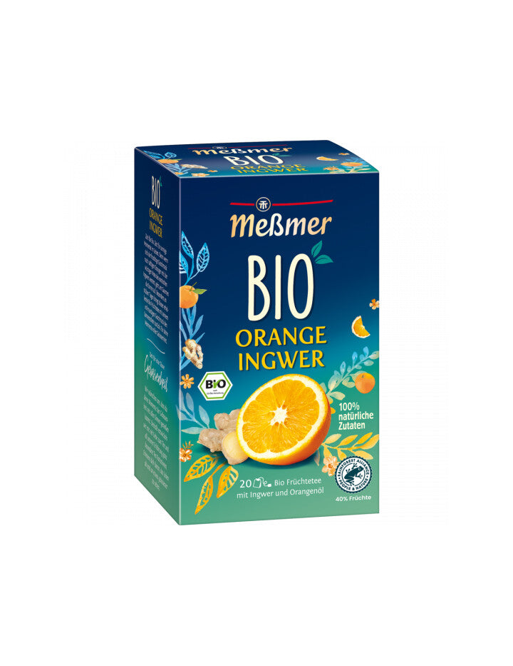 Bio Meßmer Tee Orange Ingwer 20ST 55g foodpipe [Lebensmittel-Lieferservice Rostock]