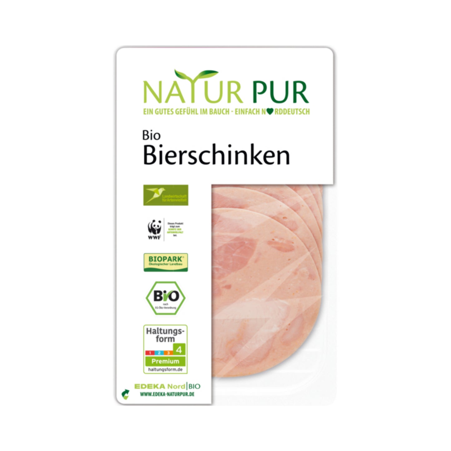 Bio Natur Pur Bierschinken 80g foodpipe [Lebensmittel-Lieferservice Rostock]