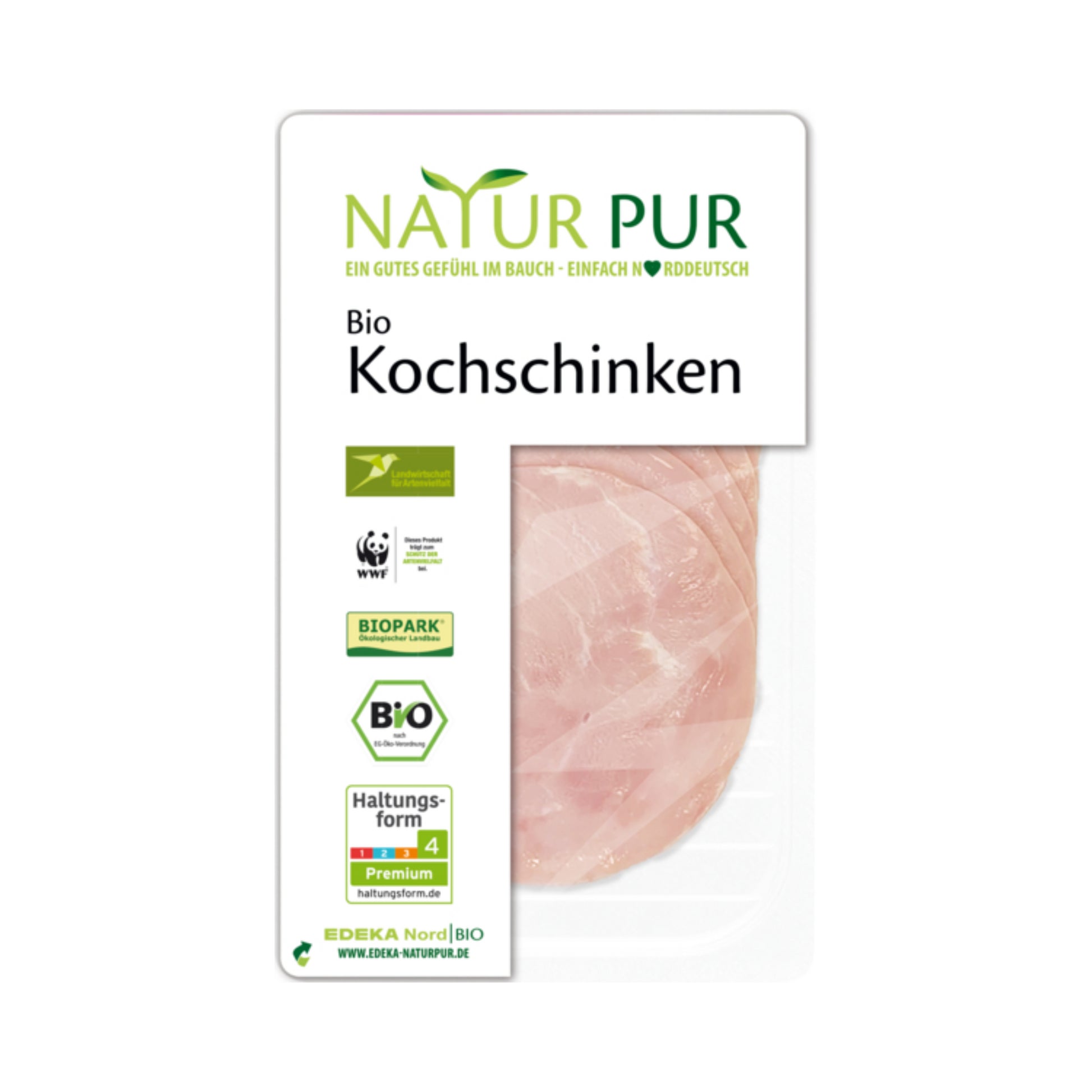 Bio Natur Pur Kochschinken 80g foodpipe [Lebensmittel-Lieferservice Rostock]