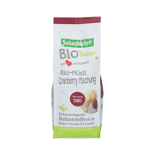 Bio Seitenbacher Müsli Cranberry 500g foodpipe [Lebensmittel-Lieferservice Rostock]