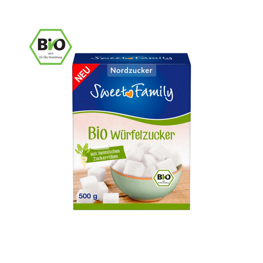 Bio Sweet Family Nordzucker Würfelzucker 500g foodpipe [Lebensmittel-Lieferservice Rostock]