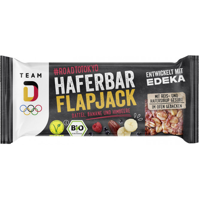 Bio TEAM D Haferbar Flapjack Schoko 60g foodpipe [Lebensmittel-Lieferservice Rostock]