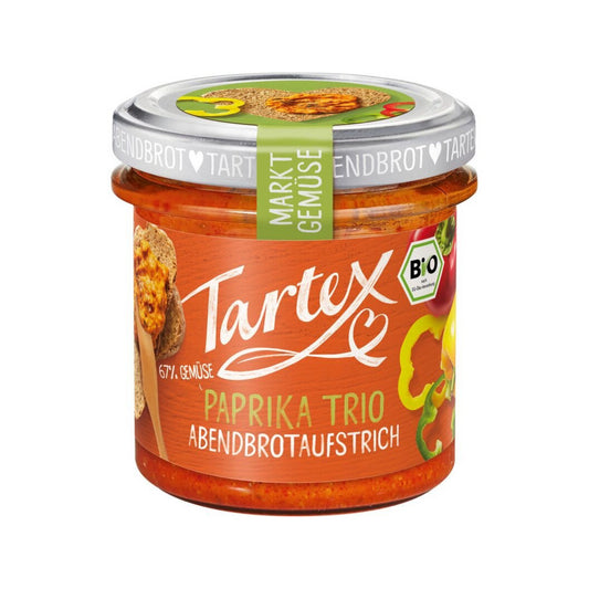 Bio Tartex Markt-Gemüse Paprika Trio 135g foodpipe [Lebensmittel-Lieferservice Rostock]