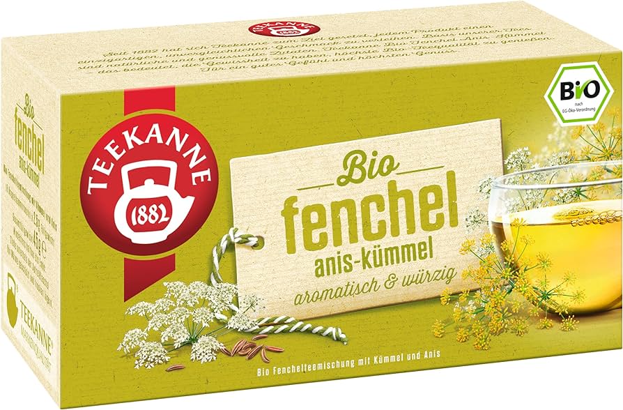 Bio Teekanne Fenchel Anis-Kümmel 18ST 45g foodpipe [Lebensmittel-Lieferservice Rostock]