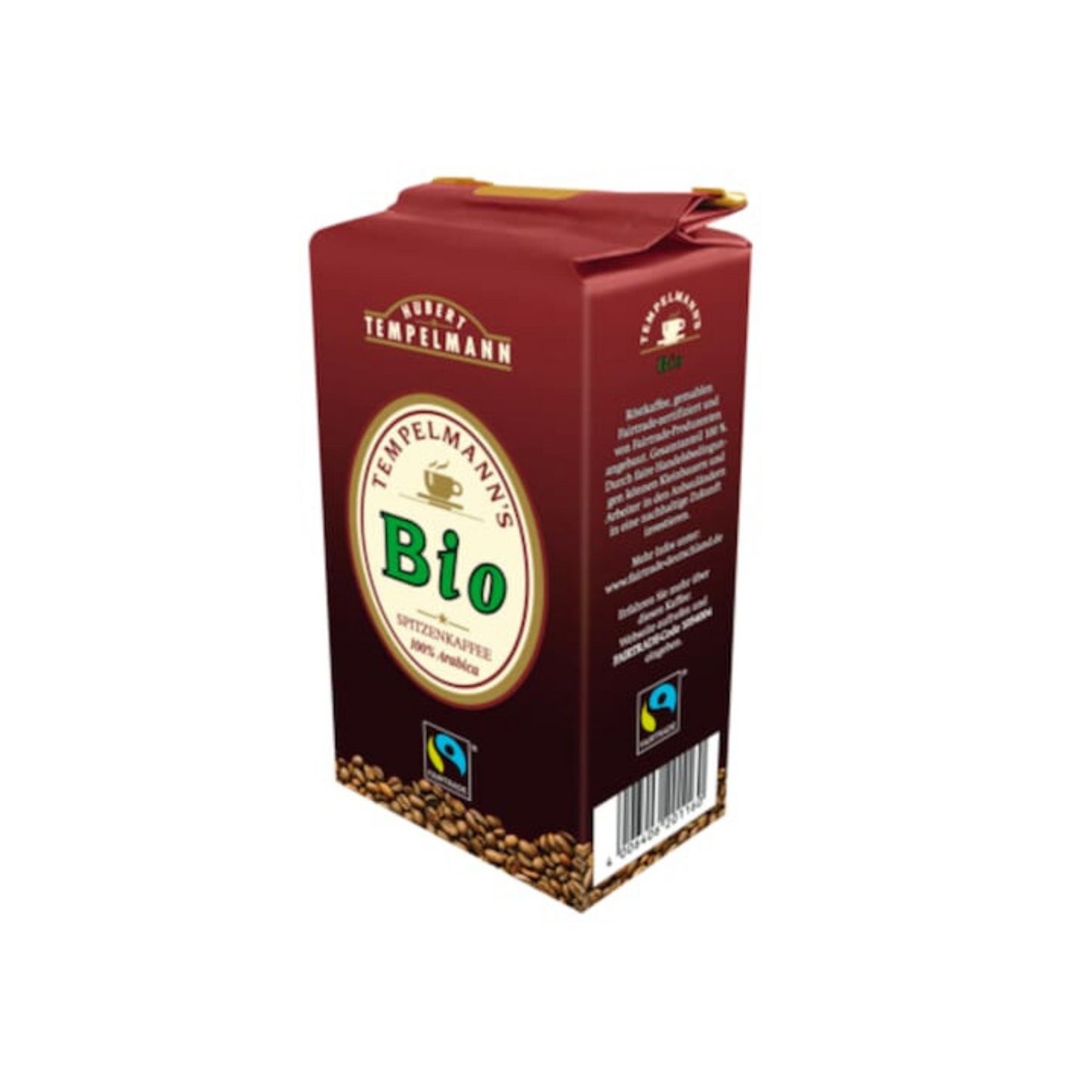 Bio Tempelmann Transfair Spitzenkaffee 500g foodpipe [Lebensmittel-Lieferservice Rostock]