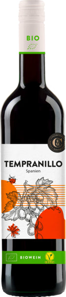 Bio Tempranillo IGP halbtrocken 0,75l foodpipe [Lebensmittel-Lieferservice Rostock]