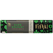 Bio Vivani Dark Nougat Schokoriegel 35g foodpipe [Lebensmittel-Lieferservice Rostock]
