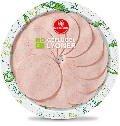 Bio Wiltmann Geflügel Lyoner 80g foodpipe [Lebensmittel-Lieferservice Rostock]